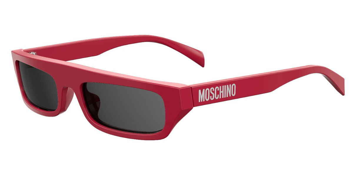 Moschino 長方形フレムサンクラス MOS047S C9AIR MOS047/S サングラス レッド | SmartBuyGlasses JP