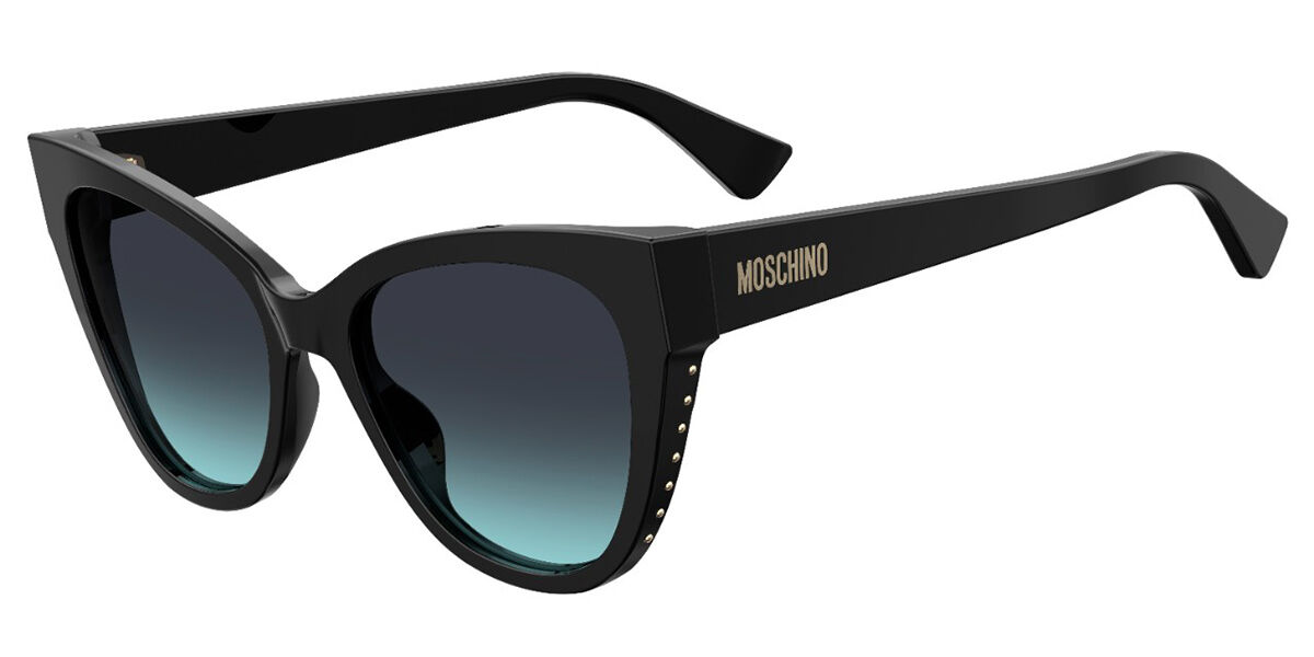 Moschino MOS005/S BSC/E8 Sunglasses Black | VisionDirect Australia