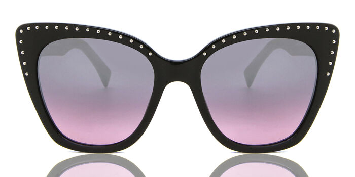 Moschino MOS099/S 086/9O Butterfly Dark Havana Sunglasses  display picture 2