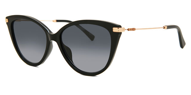NEW. MOSCHINO- MOS069/S SUNGLASSES BLACK / GREY WOMEN\'S Moschino MOS069/S WR7/9O Cat Eye Black Tortoise Sunglasses  main image 3