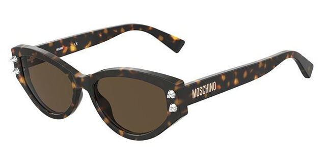 Moschino MOS109/S 086/70 Cat Eye Tortoise Sunglasses  display picture 2