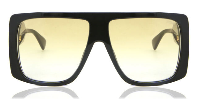 Authentic MOSCHINO SHIELD Sunglasses Moschino Shield Sunglasses 2000s Metal Black With Gradient  main image 2