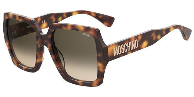 Moschino MOS127/S 05L/9K Square Tortoise Sunglasses  display picture 1