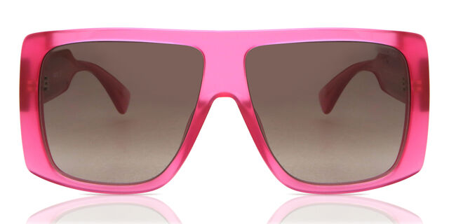 Moschino MOS119/S W6I/HA Square Frosted Fuchsia Pink  display picture 3