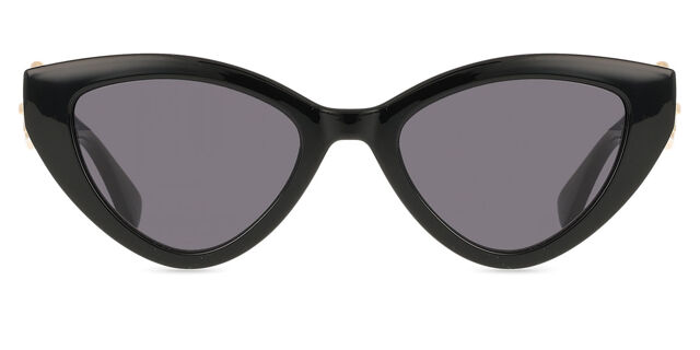 NEW MOSCHINO SUNGLASSES BLACK CAT EYE WOMEN EYEWEAR MOSCHINO MOS142/S 0807 IR Moschino Grey Cat Eye Ladies Sunglasses MOS142/S 0807/IR 51  main image 2