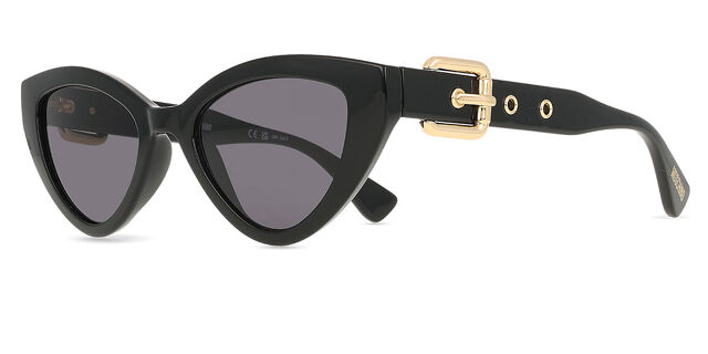 NEW MOSCHINO SUNGLASSES BLACK CAT EYE WOMEN EYEWEAR MOSCHINO MOS142/S 0807 IR Moschino Grey Cat Eye Ladies Sunglasses MOS142/S 0807/IR 51  main image 3