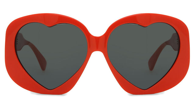 Moschino MOS152/S C9A/IR Geometric Red Sunglasses  display picture 1