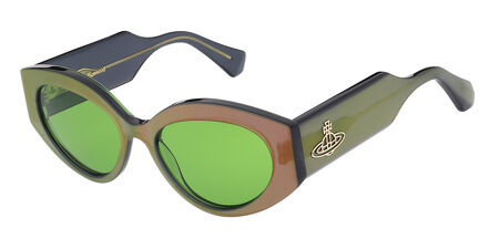 NEW VIVIENNE WESTWOOD VW5095 203 Iridescent Pink Frame / Solid Green Lens Vivienne Westwood VW5013 PINK 54/19/145 Women main image 4