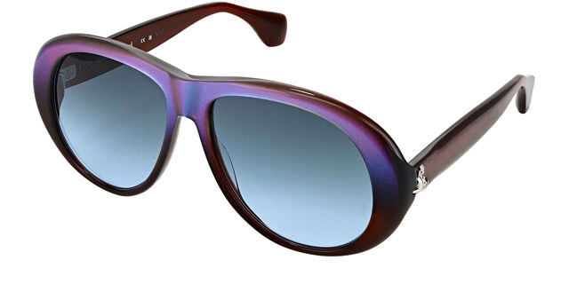 Vivienne Westwood VW5102 601 Oval Faded Metallic Blue Red  display picture 3