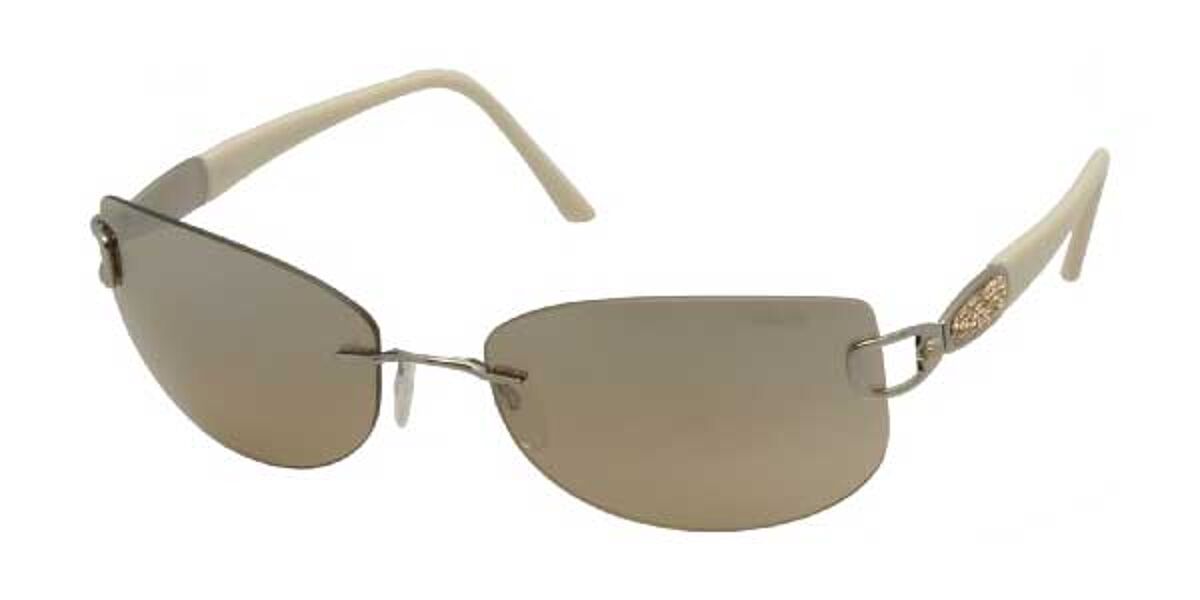 Silhouette 8123/S 6089 Sunglasses in White | SmartBuyGlasses USA