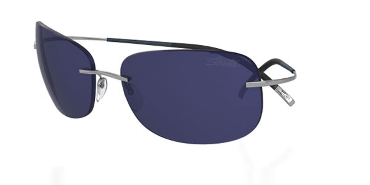 Silhouette TMA Icon 8130 6224 Sunglasses in Grey | SmartBuyGlasses USA
