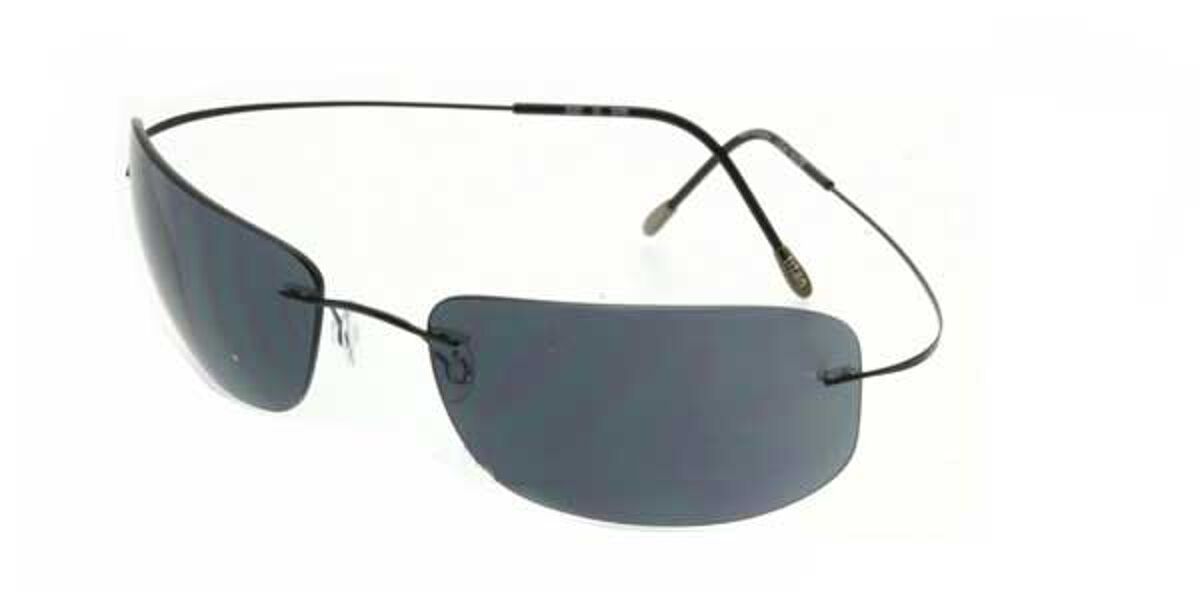 Silhouette 8592 6086 Sunglasses Black | VisionDirect Australia