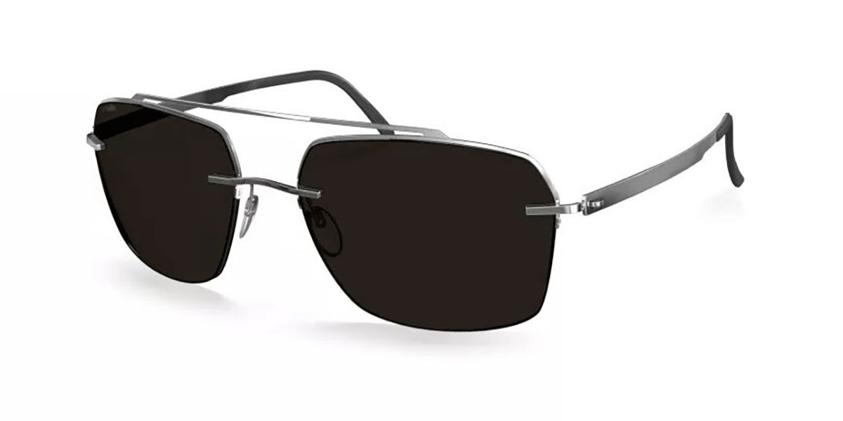 Silhouette Croisette Club 8726 7000 Sunglasses Rhodium Grey ...