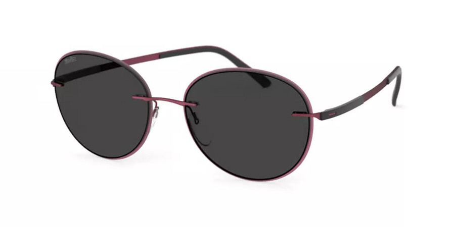 Silhouette Accent Shades 8720 3040 Sunglasses Dark Red | SmartBuyGlasses  Canada