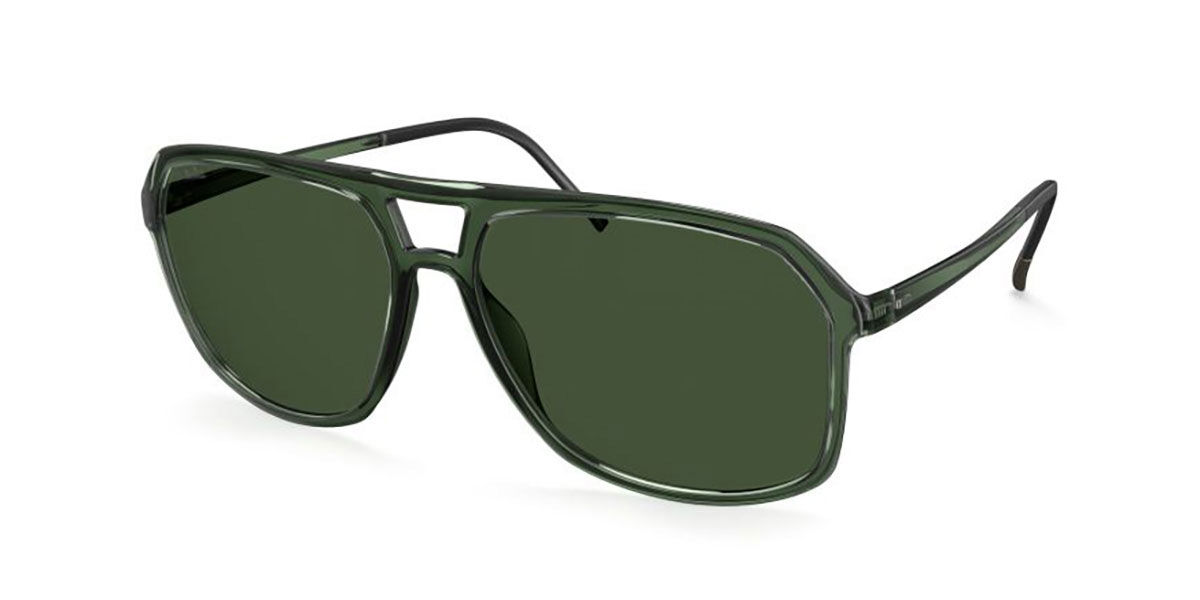 Silhouette Eos Collection 4080 Polarized 5510 Sunglasses Pine Green ...