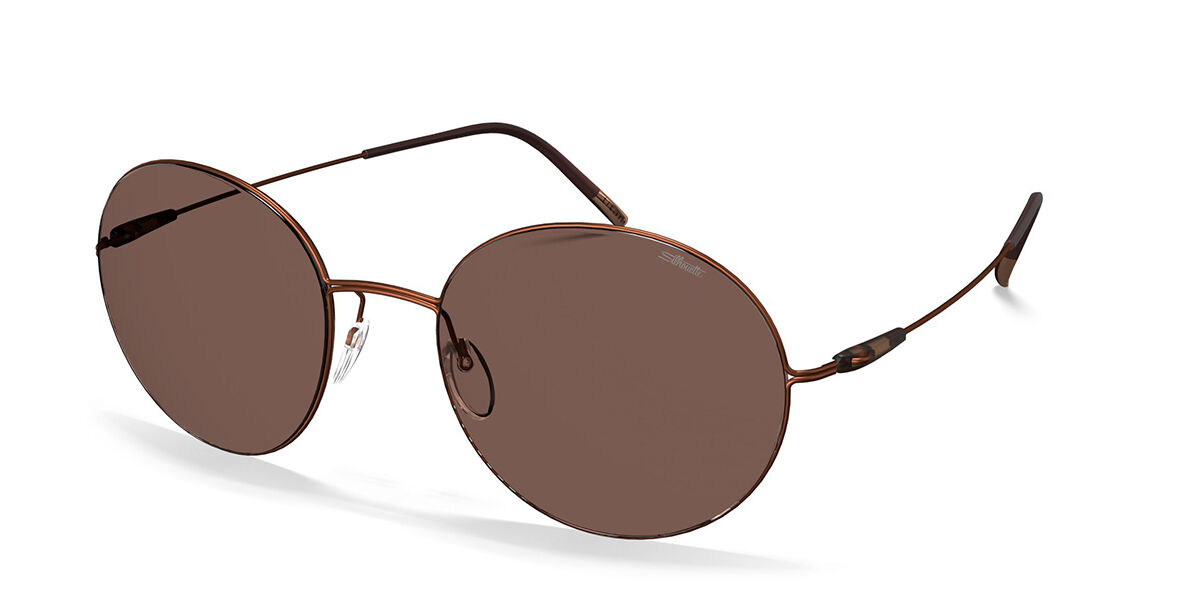 Silhouette Titan Breeze Collection 8736 2540 Sunglasses Copper Brown |  SmartBuyGlasses UK