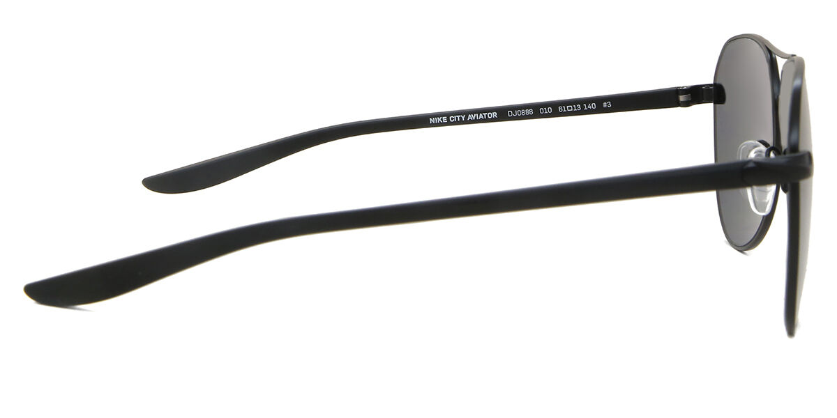 NIKE アヒエタサンクラス NIKECITYAVIATORDJ0888 010 CITY AVIATOR DJ0888 sunglasses Satin Black | SmartBuyGlasses US