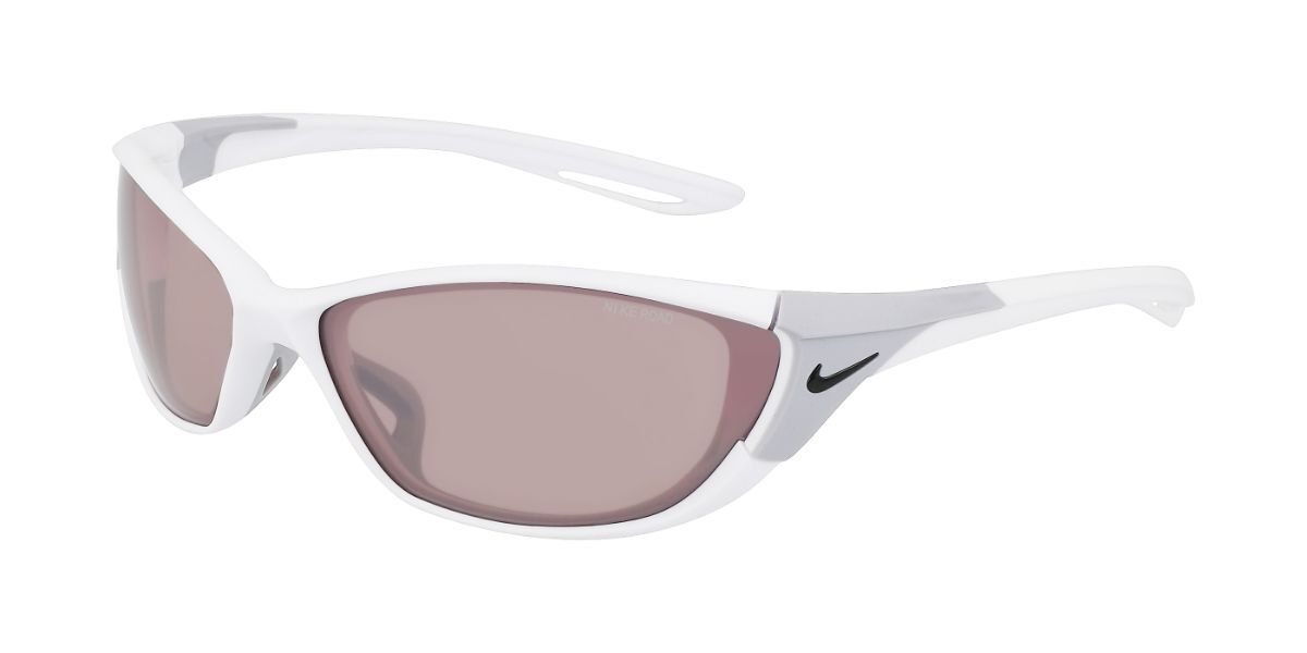 Photos - Sunglasses Nike ZONE E DZ7357 100 Men's  White Size 66 