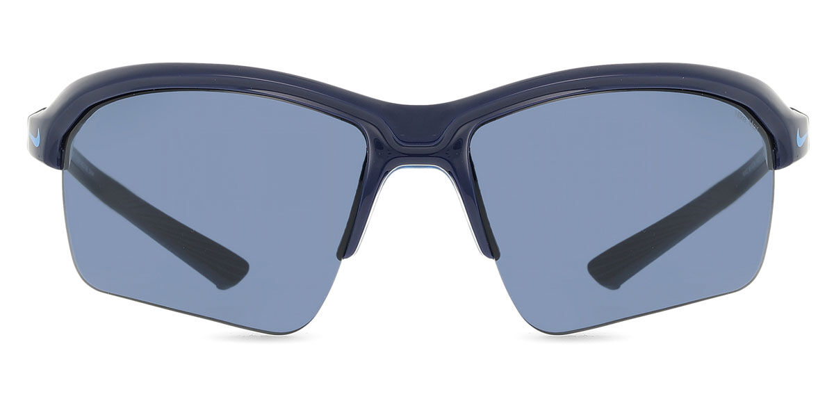 Photos - Sunglasses Nike SKYLON RISE P IB3519X Polarized 492 Men's Blue Size 70