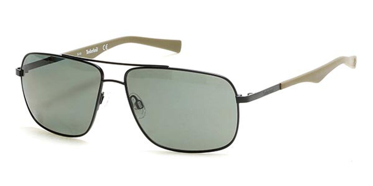 Timberland TB9107 Polarized 02R Sunglasses in Black | SmartBuyGlasses USA