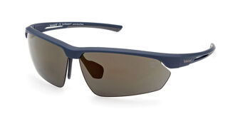 Timberland Men's Sunglasses Polarized Lens Matte Blue Pilot Frame