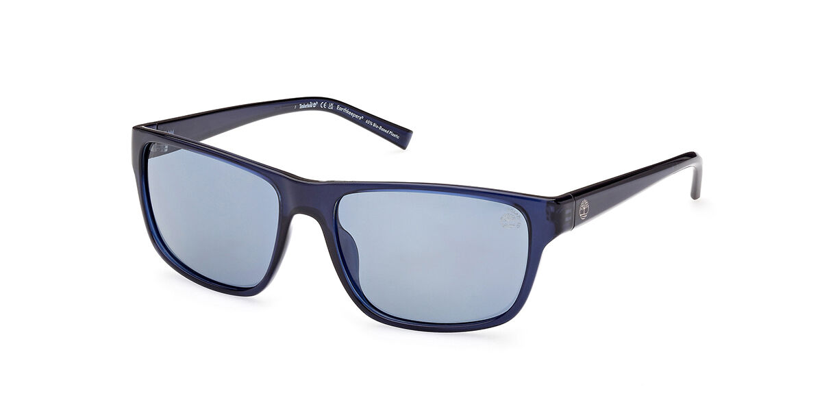 Photos - Sunglasses Timberland TB9296 Polarized 90D Men's  Blue Size 60 