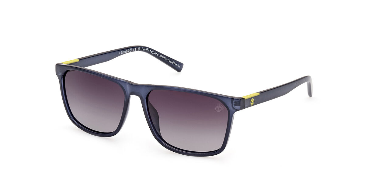 Photos - Sunglasses Timberland TB9312 Polarized 90D Men's  Blue Size 59 