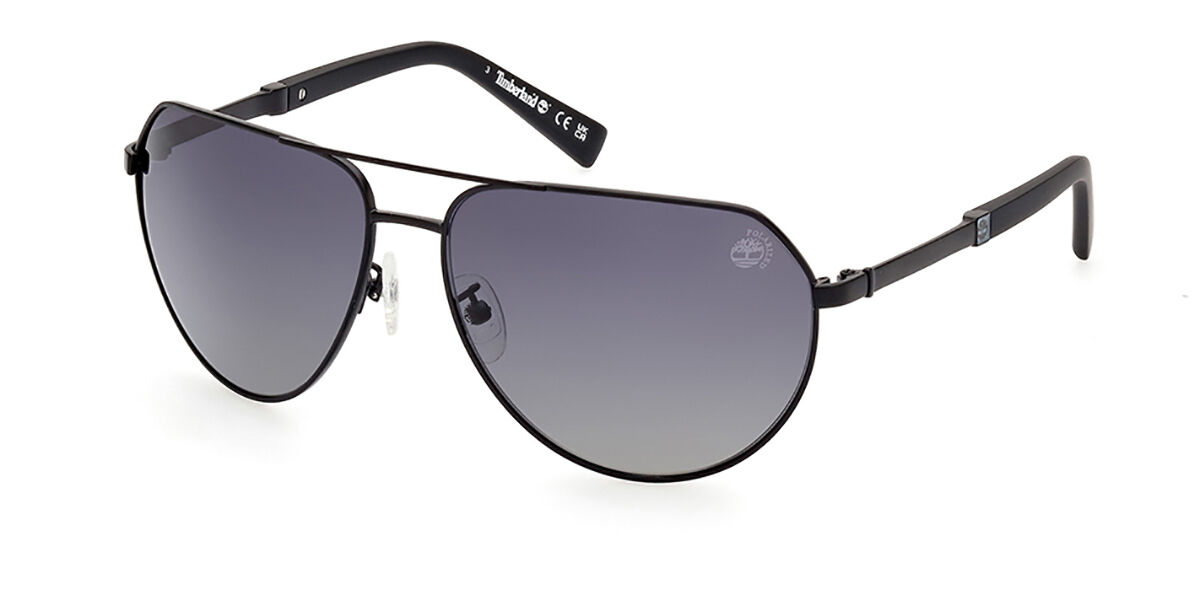 Buy TIMBERLAND Men Full Rim 100% UV Protection (UV 400) Aviator Sunglasses  - TB7257 58 01B | Shoppers Stop