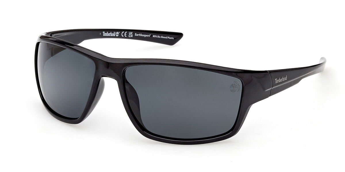 Timberland TB00003 Polarized 01D 65 Svarta Solglasögon Män
