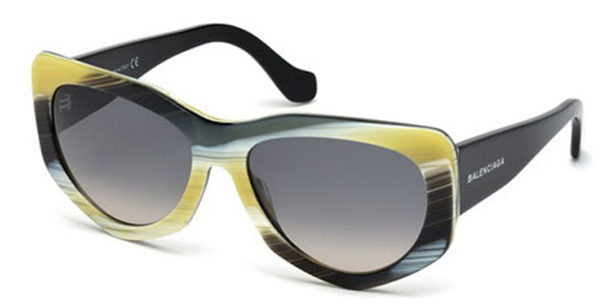 Balenciaga BA0018 64B Sunglasses Yellow | VisionDirect Australia