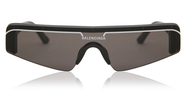 Balenciaga BB0003S 001 Single Lens Black Sunglasses  display picture 2