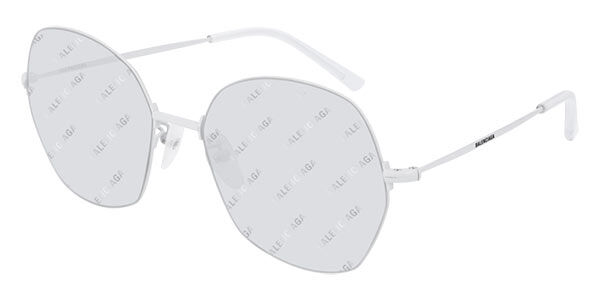 Balenciaga BB0014S 006 Sunglasses White | SmartBuyGlasses UK