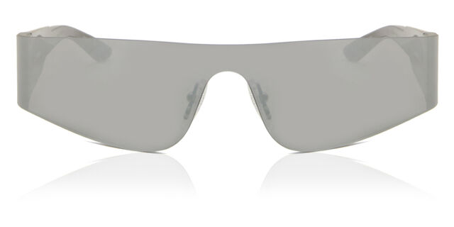 Balenciaga BB0041S 002 Single Lens Silver Sunglasses  display picture 1