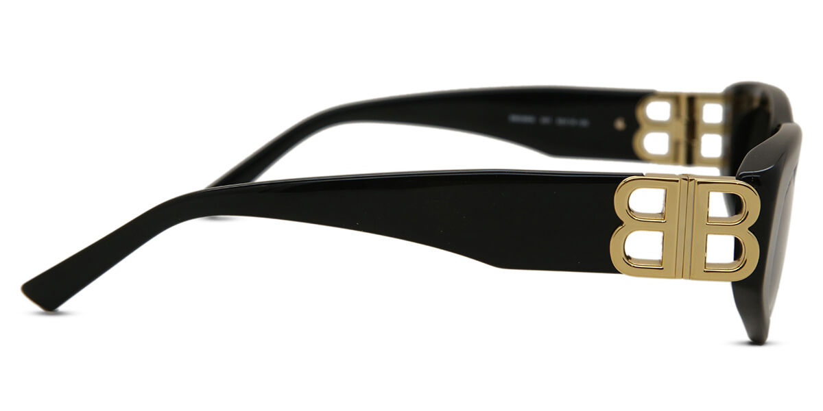 ◆BALENCIAGA◆BB0095S-001 Sunglasses ブラック＆ゴールド BB0095S sunglasses Shiny Black | SmartBuyGlasses US