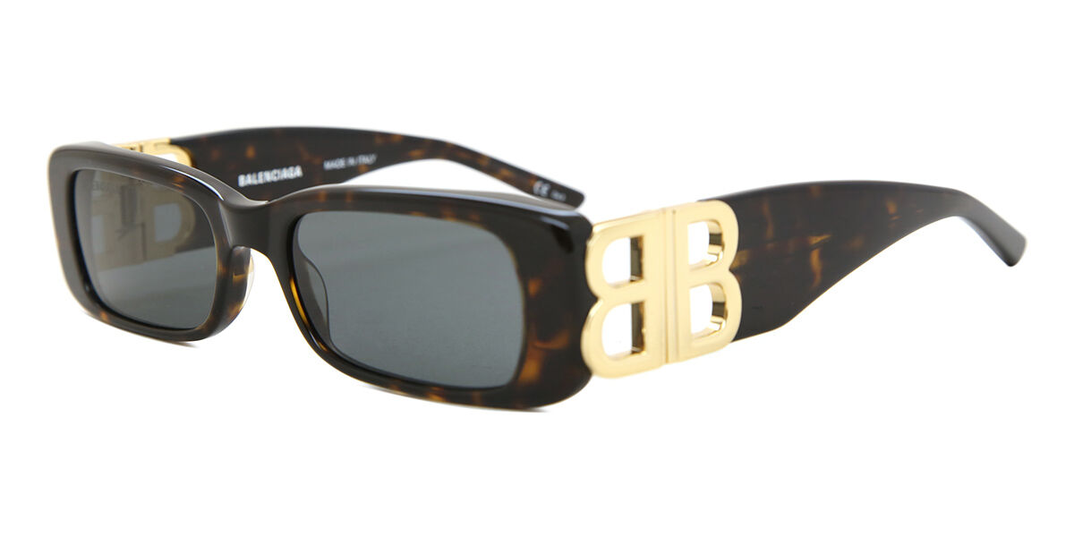 サングラス BALENCIAGA Woman Sunglasses Red BB0096S 003 Balenciaga BB0096S 003 Sunglasses Women's Red/Gold/Red