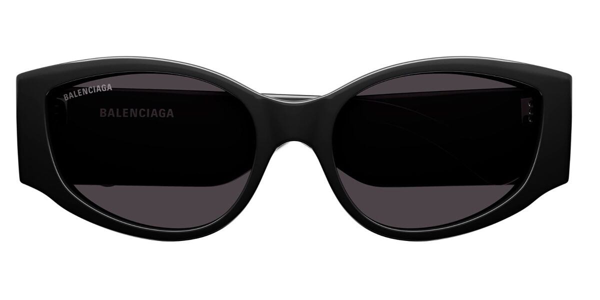 Photos - Sunglasses Balenciaga BB0258S Asian Fit 001 Women’s  Black Size 