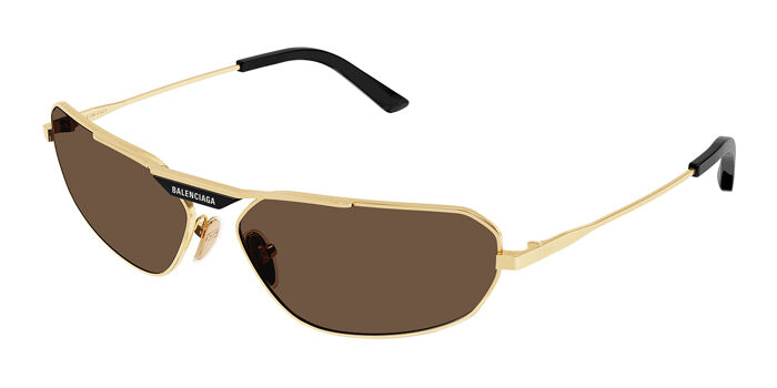 NEW BALENCIAGA BB0245S 001 UNISEX SUNGLASSES NEW BALENCIAGA BB0245S 001 OVAL BLACK METAL UNISEX  main image 3
