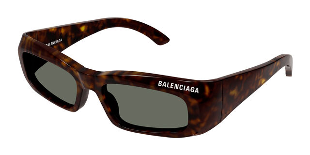 Balenciaga BB0266S 002 Sunglasses Dark Tortoise | SmartBuyGlasses  