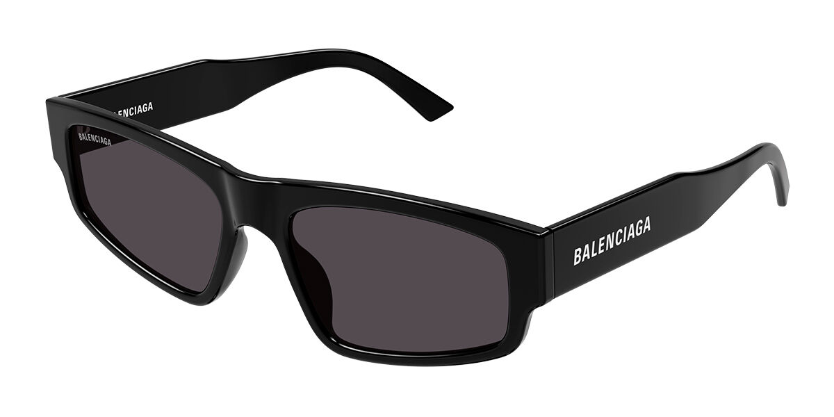 Photos - Sunglasses Balenciaga BB0305S Asian Fit 001 Men's  Black Size 56 