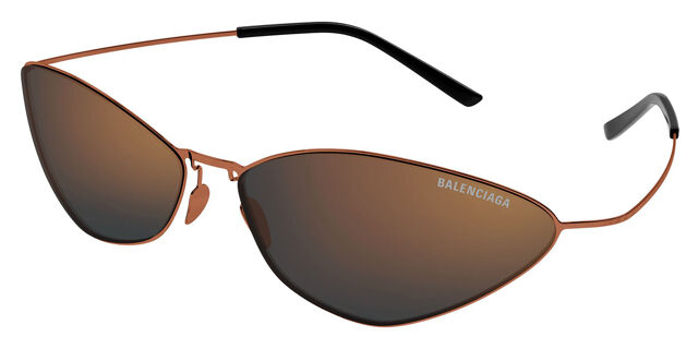 Balenciaga BB0350S 002 Oval Brown Sunglasses  display picture 1