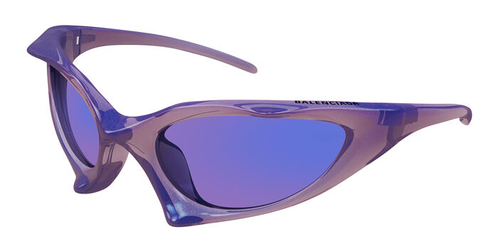 Balenciaga BB0352S 006 Wraparound Red Sunglasses  display picture 1