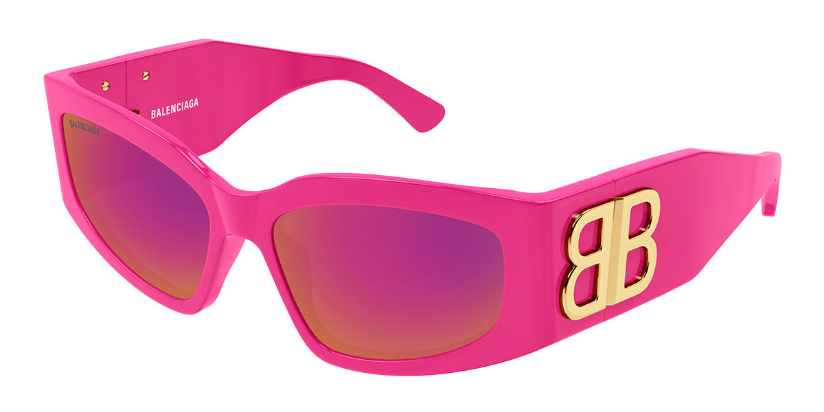Image of Balenciaga BB0321S Asian Fit 011 Óculos de Sol Cor-de-Rosa Feminino PRT