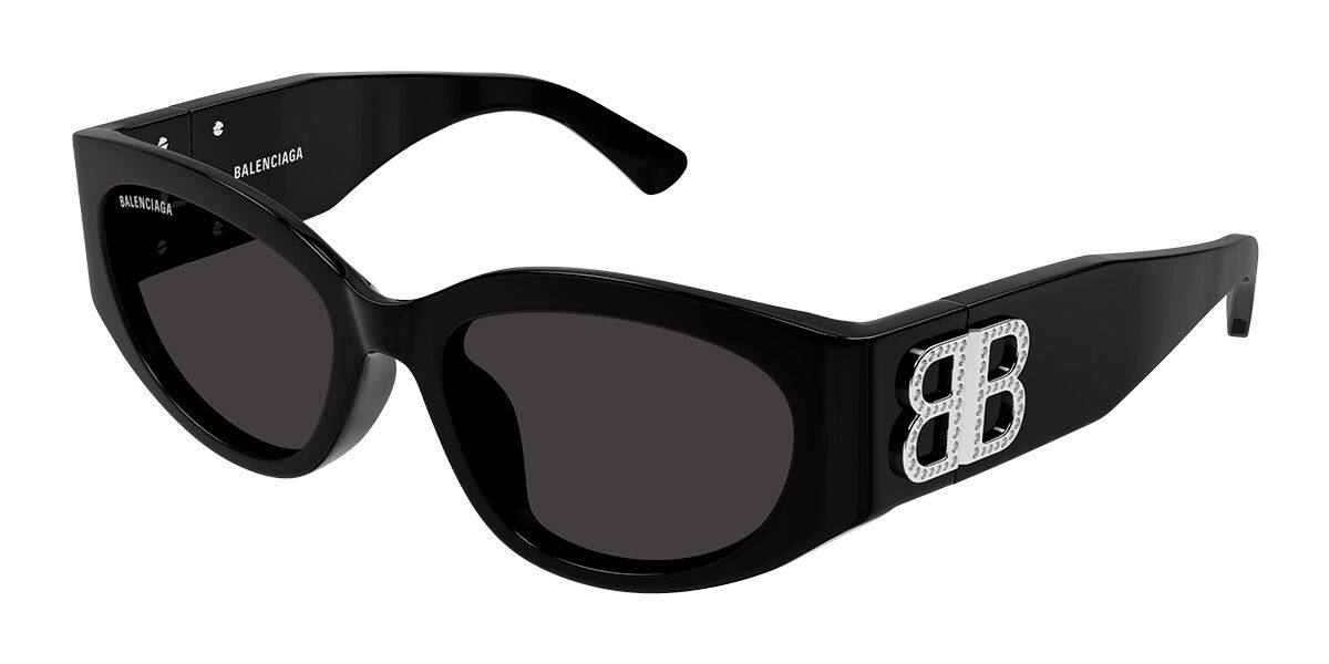 Image of Balenciaga BB0324SK Asian Fit 014 Óculos de Sol Feminino Pretos BRLPT
