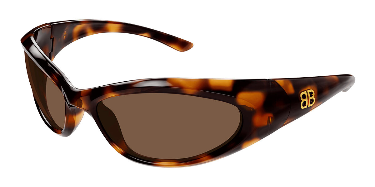 Image of Balenciaga BB0384SA Asian Fit 002 Óculos de Sol Masculino Tortoiseshell BRLPT