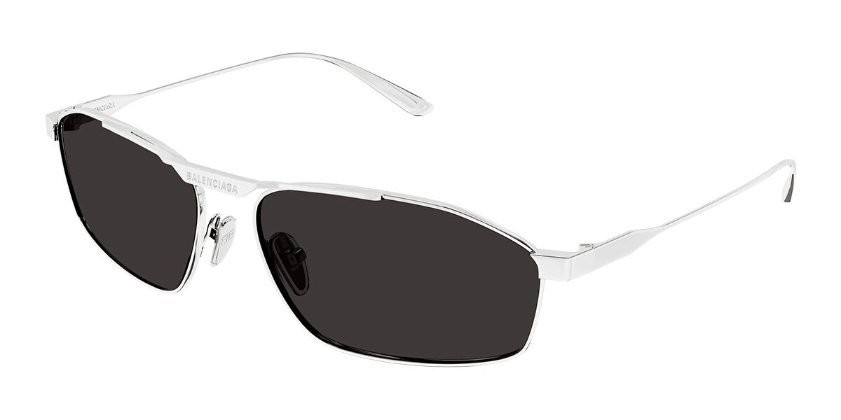 Image of Balenciaga BB0416S 002 Óculos de Sol Masculino Prata BRLPT