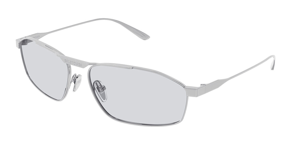 Image of Balenciaga BB0416S 004 Óculos de Sol Masculino Prata BRLPT