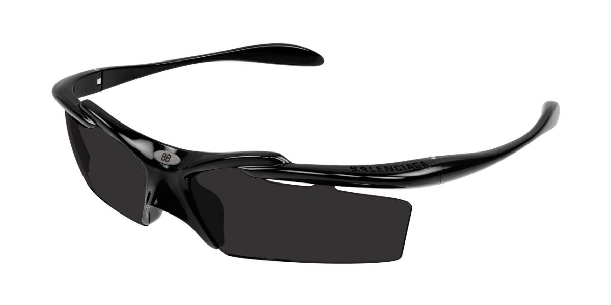 Balenciaga BB0420S 001 74 Svarta Solglasögon Män
