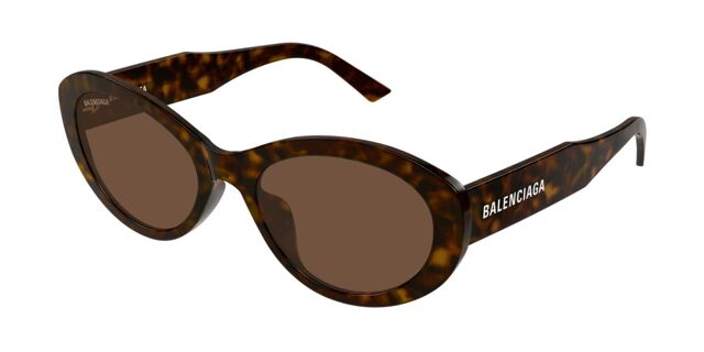 Balenciaga BB0446S 002 Oval Tortoise Sunglasses  display picture 1