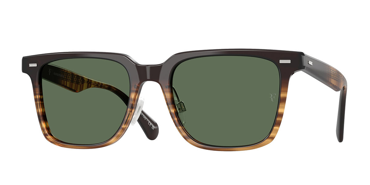 Image of Oliver Peoples OV5592S Mr Federer II Polarized 13929A 50 Bruna Solglasögon Män SEK