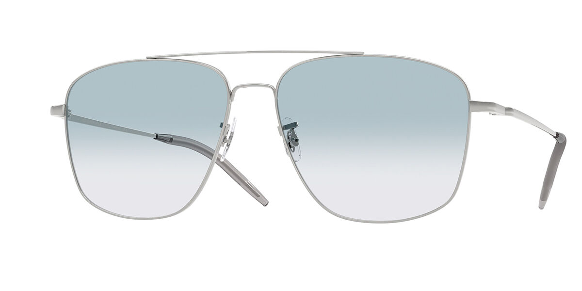 Oliver Peoples OV1380 Aymes 5036 Men's Sunglasses Silver Size 58